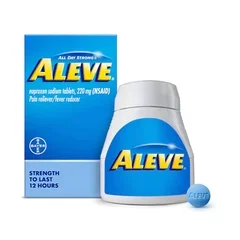 Bayer Pain Relief Aleve® 220 mg Strength Naproxen Sodium Tablet 24 per Bottle