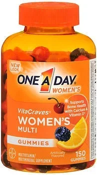 Bayer Vitacraves Multivitamin Supplement Vitamin A / Ascorbic Acid / Vitamin D / Vitamin E / Vitamin B6 / Vitamin B12 Folic Acid 4000 IU – 75mg – 400 IU – 30 IU – 5 mg – 400mcg Strength Gummy 150 per Bottle Assorted Fruit Flavors – 1650055592