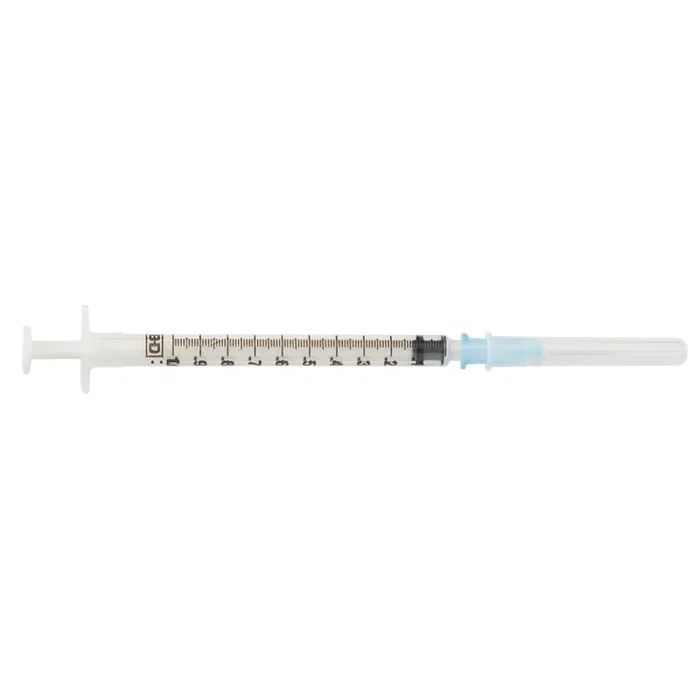 BD 25 Gauge x 5/8″ Tuberculin Syringe with Needle 1 mL PrecisionGlide Detachable Needle 100/Box