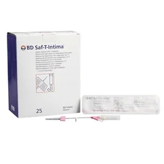 BD Closed IV Catheter Saf-T-Intima 20 Gauge 1″ Retracting Safety Needle, 200 EA/CS