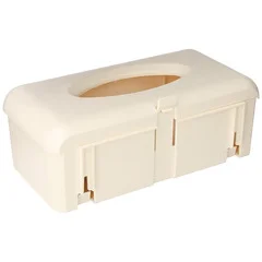 BD Glove Box Holder Horizontal Mounted 1-Box Capacity Ivory 4-1/4 x 7 x 12″ Plastic, 1/EA