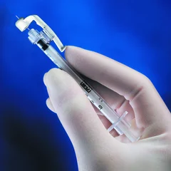 BD Insulin Syringe with Needle SafetyGlide™ 0.3 mL 29 Gauge 1/2 Inch Attached Needle Sliding Safety Needle, 100/BX, 4BX/CS