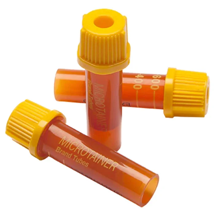 BD Microtainer SST Amber Capillary Blood Collection Tubes with Clot Activator & Separator Gel and Microgard Closure 15.3 x 46mm, 50/box