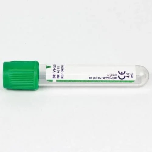 BD Vacutainer 4ml Tube Sodium Heparin tube
