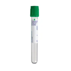 BD Vacutainer Venous Blood Collection Tube Plasma Tube Sodium Heparin Additive 13 x 100 mm 6 mL Green BD Hemogard Closure Plastic Tube, 1000 EA/CS