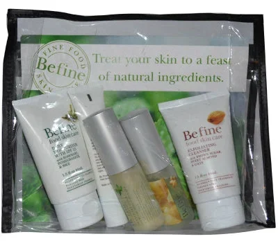 Be Fine Food Skin Care Facial Travel Set