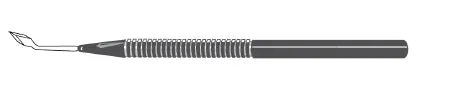 Beaver-Visitec International Beaver EdgeAhead Slit Knife Conventional 3.0 mm Stainless Steel / Plastic Full Handle Sterile Disposable – 581107