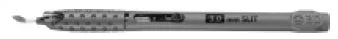 Beaver-Visitec International Beaver Xstar Safety Slit Knife Conventional 2.2 mm Stainless Steel / Plastic Full Handle Sterile Disposable – 378222