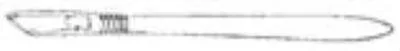 Beaver-Visitec International BeaverTail Knife Handle Stainless Steel – 372000