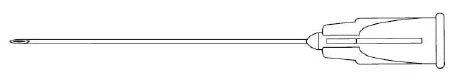 Beaver-Visitec International Visitec Retrobulbar / Peribulbar Needle Atkinson Style 27 Gauge 1-1/4 Inch – 585109