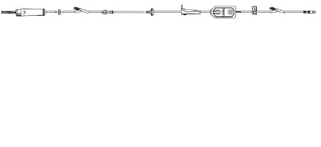 Becton Dickinson Alaris Pump Set 20 Drops / mL Drip Rate 116 Inch Tubing – 2430-0500