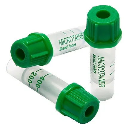 Becton Dickinson BD Microtainer Capillary Blood Collection Tube Plasma Tube Lithium Heparin Additive