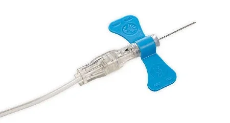 Becton Dickinson BD Vacutainer UltraTouch Push Button Blood Collection Set 23 Gauge 3/4 Inch Needle Length Safety Needle 12 Inch Tubing Sterile – 367364