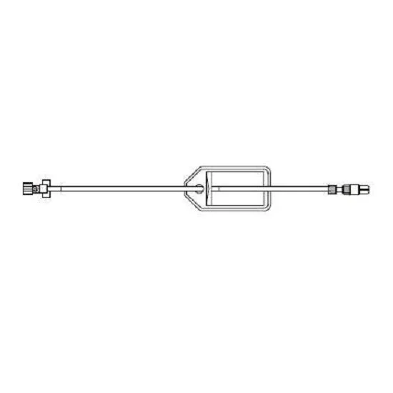 Becton Dickinson Extension Set 17 Inch Tubing Without Port 4 mL Priming Volume DEHP-Free – 10012866