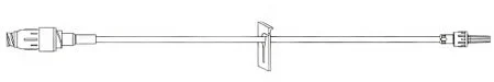 Becton Dickinson Maxplus Clear Extension Set 7 Inch Tubing 1 End Port 0.51 mL Priming Volume DEHP-Free – P2002-C