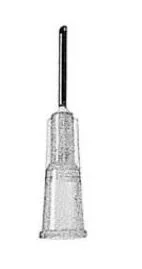 Becton Dickinson Needle Tubing Adapter 23 Gauge, 0.020 – 0.025 ID X 0.5 L Inch, Latex Free, Sterile, Disposable – 408213