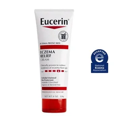 Beiersdorf Hand and Body Moisturizer Eucerin® Skin Calming 8 oz. Tube Unscented Cream