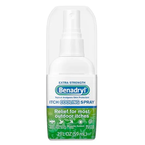 Benadryl Extra Strength Anti-Itch Relief Spray, 2 oz