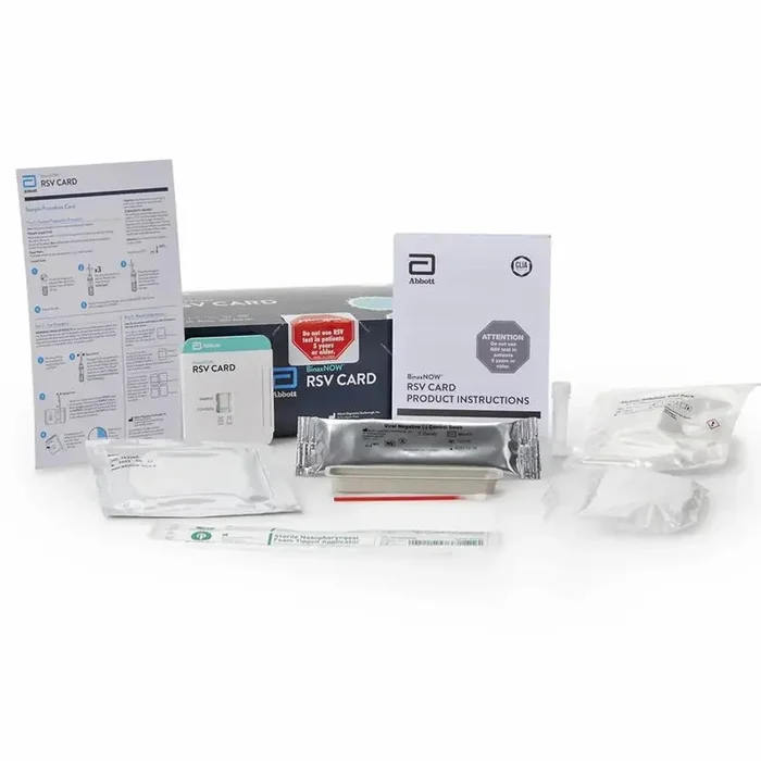 BinaxNOW Infectious Disease Immunoassay Respiratory Syncytial Virus Test (RSV) Nasopharyngeal Swab/Nasal Wash Sample, 22 Test Per Box