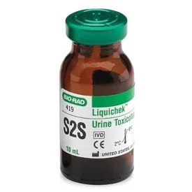 Bio-Rad Laboratories Liquichek Control Urine Toxicology Level S2S 10 X 10 mL – 419
