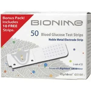 Bionime Blood Glucose Test Strip – Box of 50