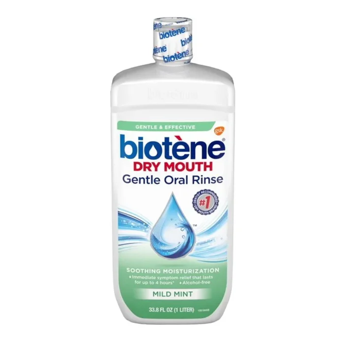 Biotene Dry Mouth Oral Rinse Moisturizing Mouth Wash – Mild Mint