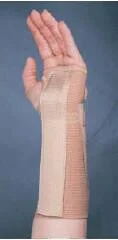 Bird & Cronin Cinch-Lock Wrist Splint Cotton / Elastic Left Hand Beige Large – 8145714