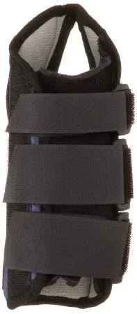 Bird & Cronin Clamshell Premier Wrist Brace Contoured Aluminum Palmar Stay, Plastic Dorsal Stay Polyester, Foam, Nylon Left Hand Black Medium – 50004393