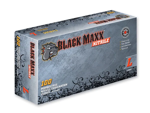Black Maxx® Nitrile Exam Gloves (Case)