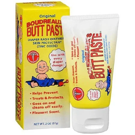 Blairex Labs Boudreaux’s Butt Paste Diaper Rash Treatment 2 oz. Tube Scented Cream – 62103033302