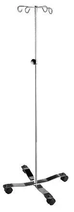 Blickman Blickman Built IV Stand Floor Stand 4-Hook Five 3 Inch Sivel Casters – 537792400
