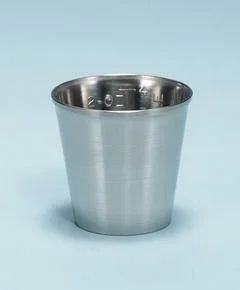 Blickman Blickman Graduated Medicine Cup 2 oz. Silver Stainless Steel Reusable – 9784920001