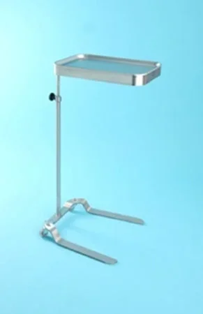 Blickman Newark Mayo Instrument Stand Tray U-Shaped Base 39.5 – 62 Inch 19.125 Inch – 638841000