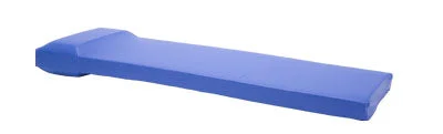 Blue Standard Correctional Mattress w/Integrated Pillows, 4.5″ x 25″ x 75″ – 15-4841