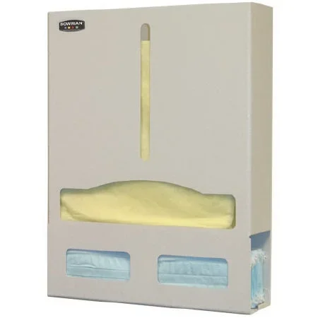 Bowman Manufacturing PPE Dispenser Quartz Beige ABS Plastic Wall Mount / Door Hanger – PS426-0212-DSD
