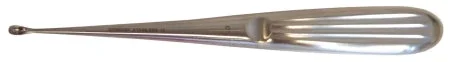 BR Surgical BR Surgical Bone Curette Spratt 6-1/2 Inch Length Single-ended Hollow Handle with Grooves Size 2 Tip Straight Oval Cup Tip – BR32-47502