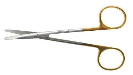 BR Surgical BR Surgical Dissecting Scissors Kilner-Ragnell 4-3/4 Inch Length Surgical Grade Stainless Steel / Tungsten Carbide NonSterile Finger Ring Handle Curved Blunt/Blunt – BR08-31412