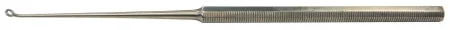 BR Surgical BR Surgical Ear Curette Buck 6-1/2 Inch Length Single-ended Handle Size 1 Tip Curved Blunt Fenestrated Round Tip – BR44-12001