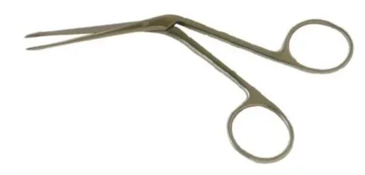 BR Surgical BR Surgical Ear Forceps Hartmann 3-1/2 Inch Surgical Grade Stainless Steel NonSterile NonLocking Finger Ring Handle Straight Extra Delicate 1.5 X 4 mm Tips – BR44-24609