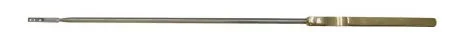 BR Surgical BR Surgical Endocervical Biopsy Curette Kevorkian 12 Inch Length Single-ended Flat Handle 4 mm Tip Straight Fenestrated Rectangular Tip – BR70-59440