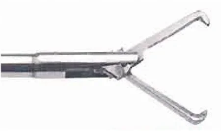 BR Surgical BR Surgical Grasping Forceps 23-5/8 Inch Finger Ring Handle Straight 5 Fr. Double Action Jaws – BR980-7021-005