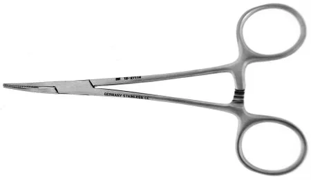 BR Surgical BR Surgical Hemostatic Forceps Providence Hospital 5-1/2 Inch Surgical Grade Stainless Steel NonSterile Ratchet Lock Finger Ring Handle Straight – BR12-27014