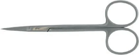 BR Surgical BR Surgical SuperCut Iris Scissors 3-1/2 Inch Length Surgical Grade Stainless Steel NonSterile Finger Ring Handle Curved Sharp/Sharp – BR08-34109S