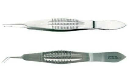 BR Surgical BR Surgical Suture Forceps Castroviejo 4-1/4 Inch Surgical Grade Stainless Steel NonSterile NonLocking Wide Thumb Handle Straight 1 X 2 Teeth w/Tying Platform – BR43-14915