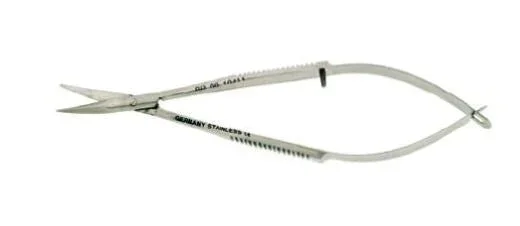 BR Surgical BR Surgical Tendon Scissors Westcott 4-1/4 Inch Length Surgical Grade Stainless Steel NonSterile Thumb Handle w/Spring Curved Blunt/Blunt – BR09-10411
