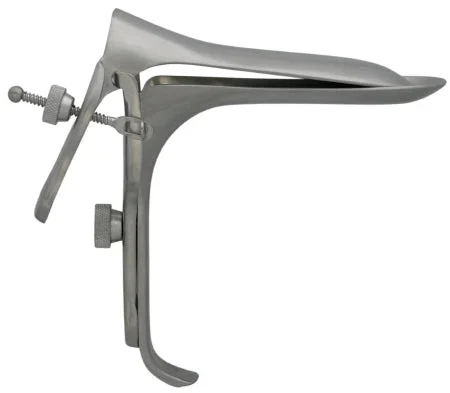 BR Surgical BR Surgical Vaginal Speculum Graves NonSterile Surgical Grade German Stainless Steel Small Right Side Open Reusable Without Light Source Capability – BR70-11021