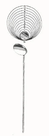 BR Surgical HerMann Medizintechnik Laryngeal Mirror Size 5 / 20 mm Stainless Steel Without Handle – H152-27020