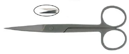 BR Surgical Operating Scissors 5 Inch Length Tungsten Carbide Finger Ring Handle Straight Sharp / Sharp – BR08-12413