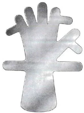 BR Surgical Surgical Hand Immobilizer F. Erwachsene Orthopedic Lead Left or Right Hand Adult – H132-45001
