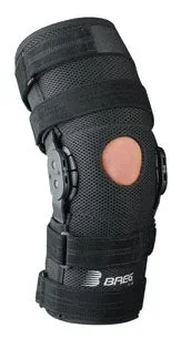 Breg RoadRunner Knee Brace Medium Wraparound / Hook and Loop Straps 18 to 21 Inch Circumference Left or Right Knee – 14153